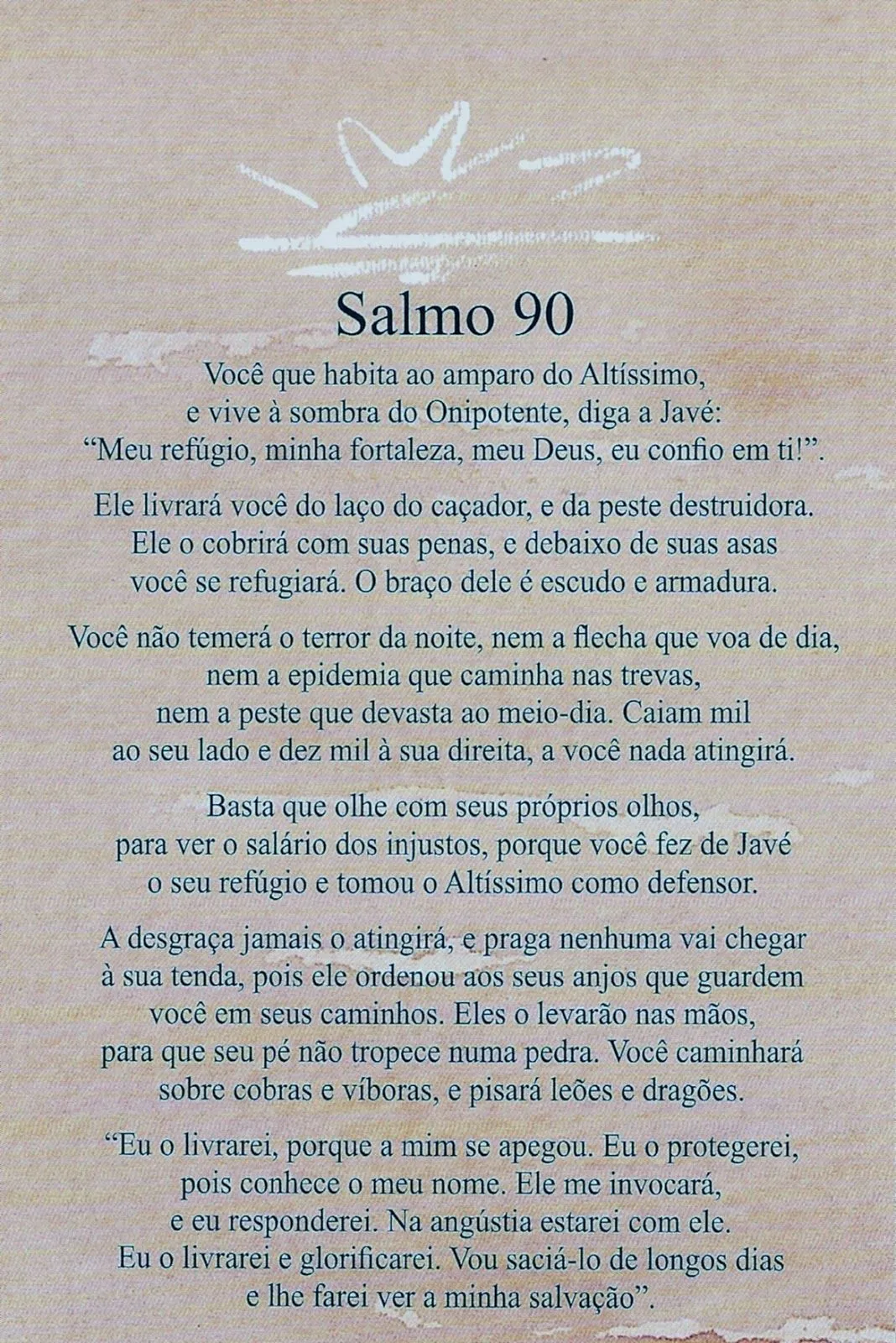 Mãe de Bonecas: Salmo 90