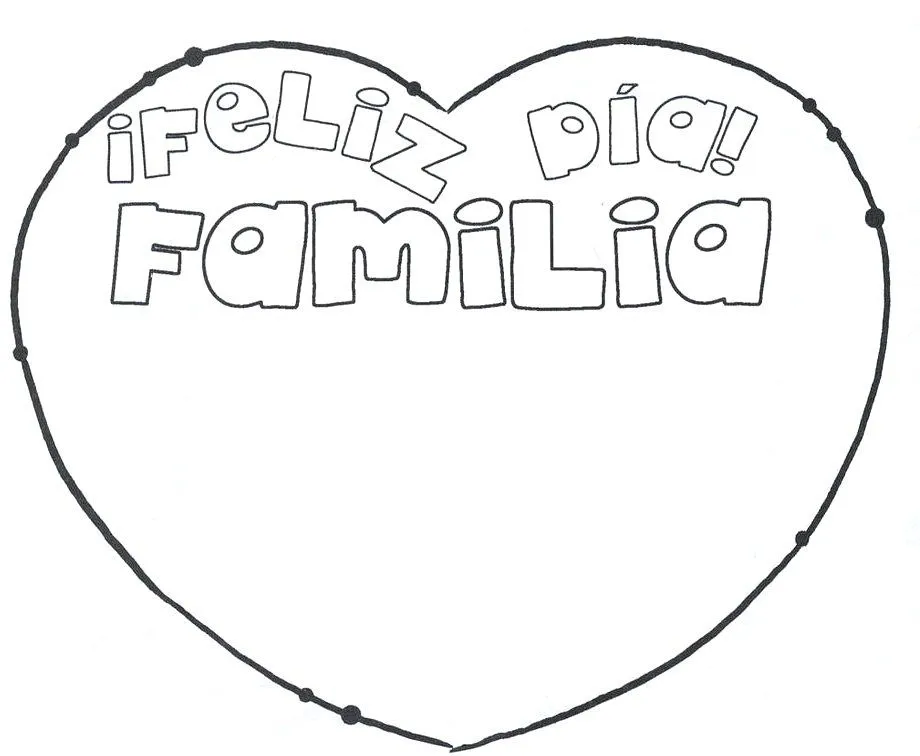 Maestra Asunción: DIBUJOS DE FAMILIAS PARA COLOREAR