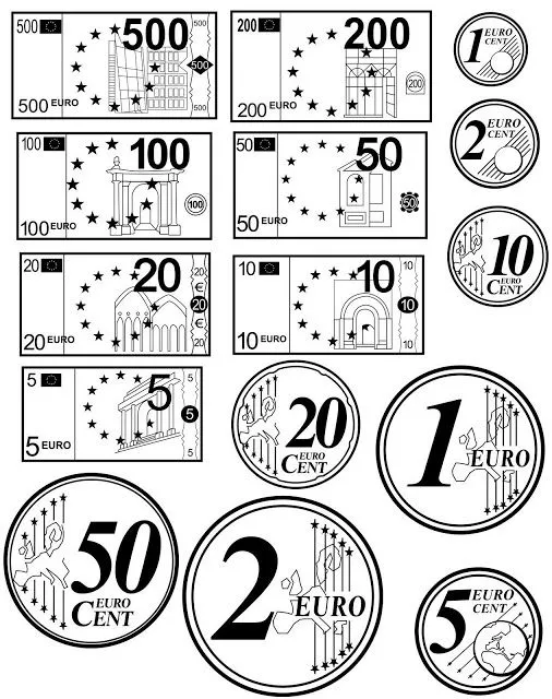 MIS COSAS DE MAESTRA*: Euros: monedas y billetes