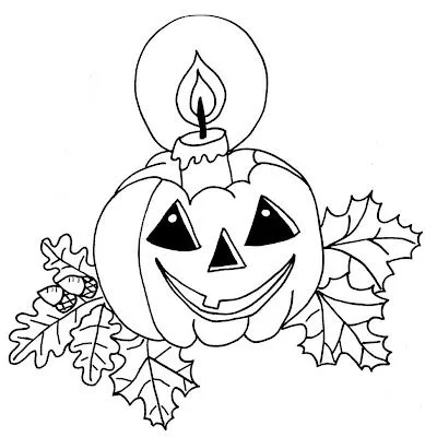 Maestra de Infantil: Calabazas de Halloween para colorear