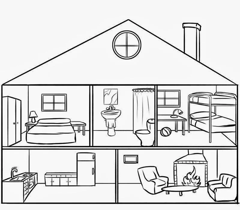 Maestra de Infantil: Casas. Dependencias y objetos de la casa para ...