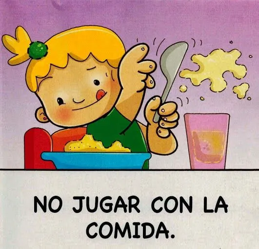 Maestra de Infantil: Normas para comer en la mesa. Hábitos de ...