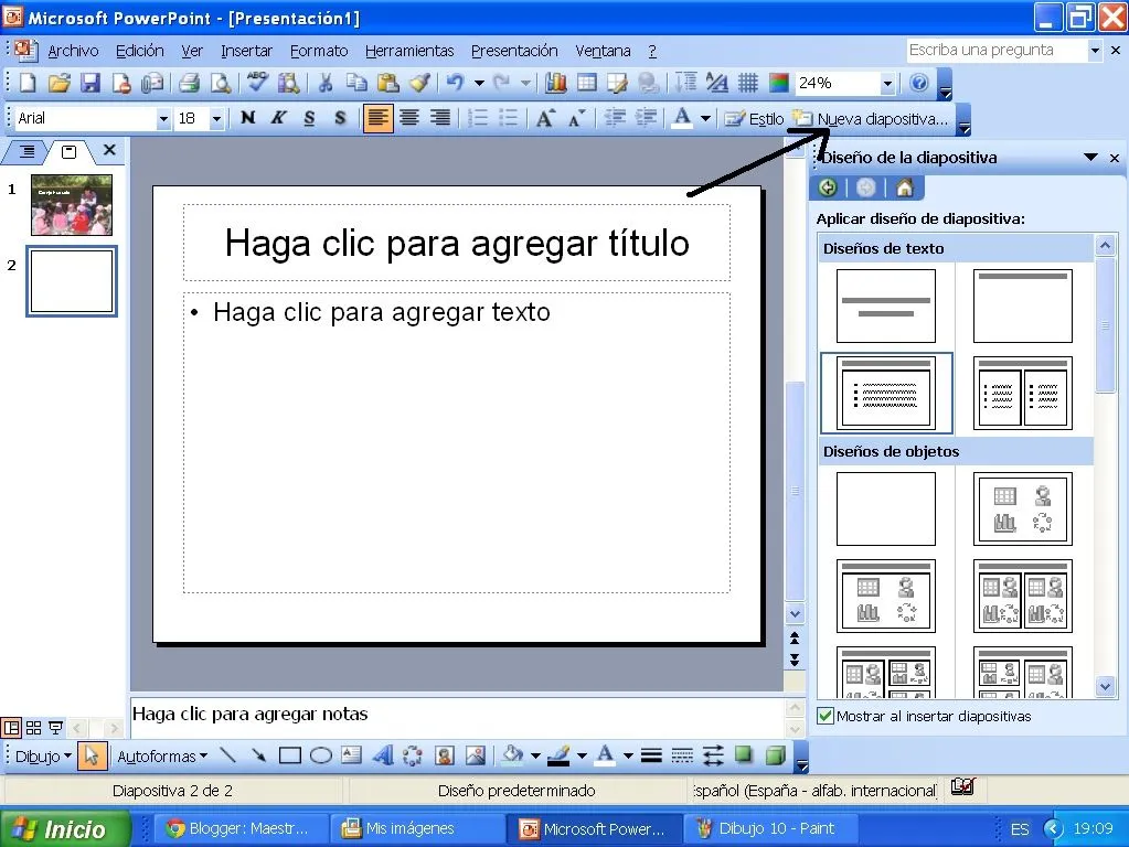 Maestra de Infantil: Hacer un Power Point paso a paso