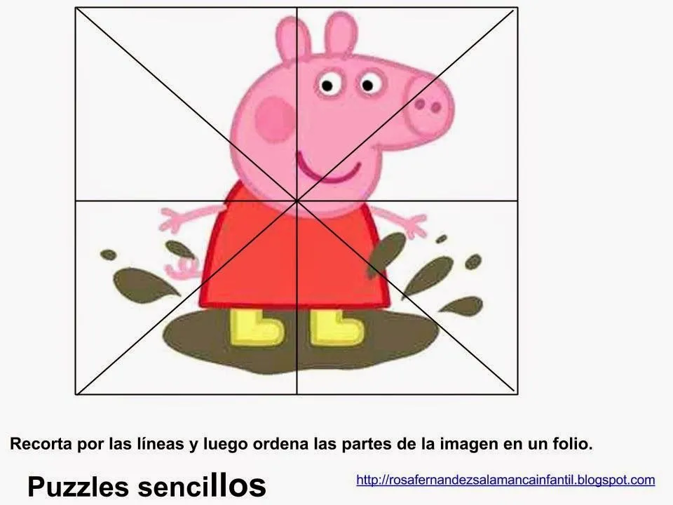 Maestra de Infantil: Puzzles-Rompecabezas sencillos para infantil.