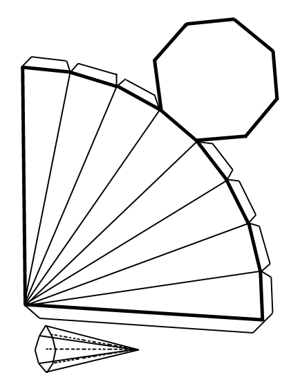 De maestro a maestro: Pirámide octagonal