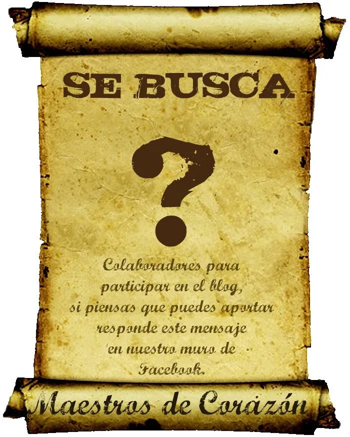 Maestros de Corazón: Se Busca...