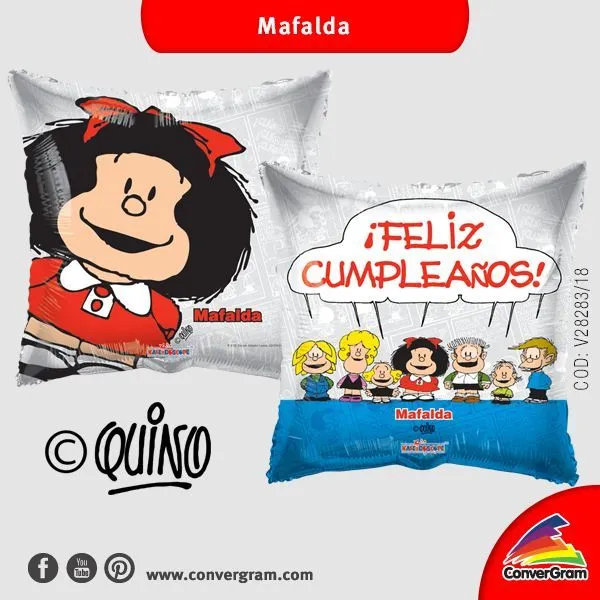 Imagenes de Mafalda deseando feliz cumpleaños - Imagui