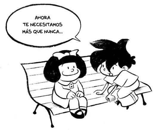 Mafalda / Feliz 50 aniversario, Mafalda.