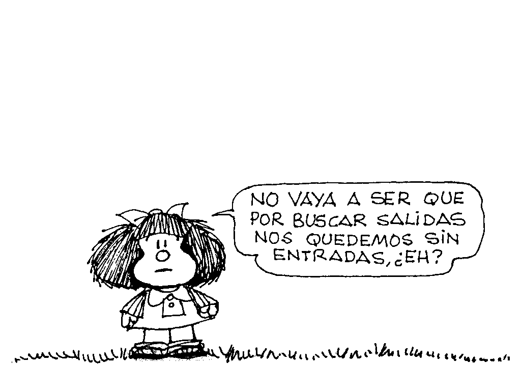 Mafalda: Una nena de 45 años de edad : Vagabundia