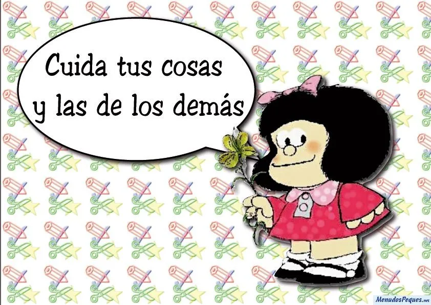 MAFALDITA EN EL JARDÍN: REGLAS DE CONVIVENCIA DE MAFALDA