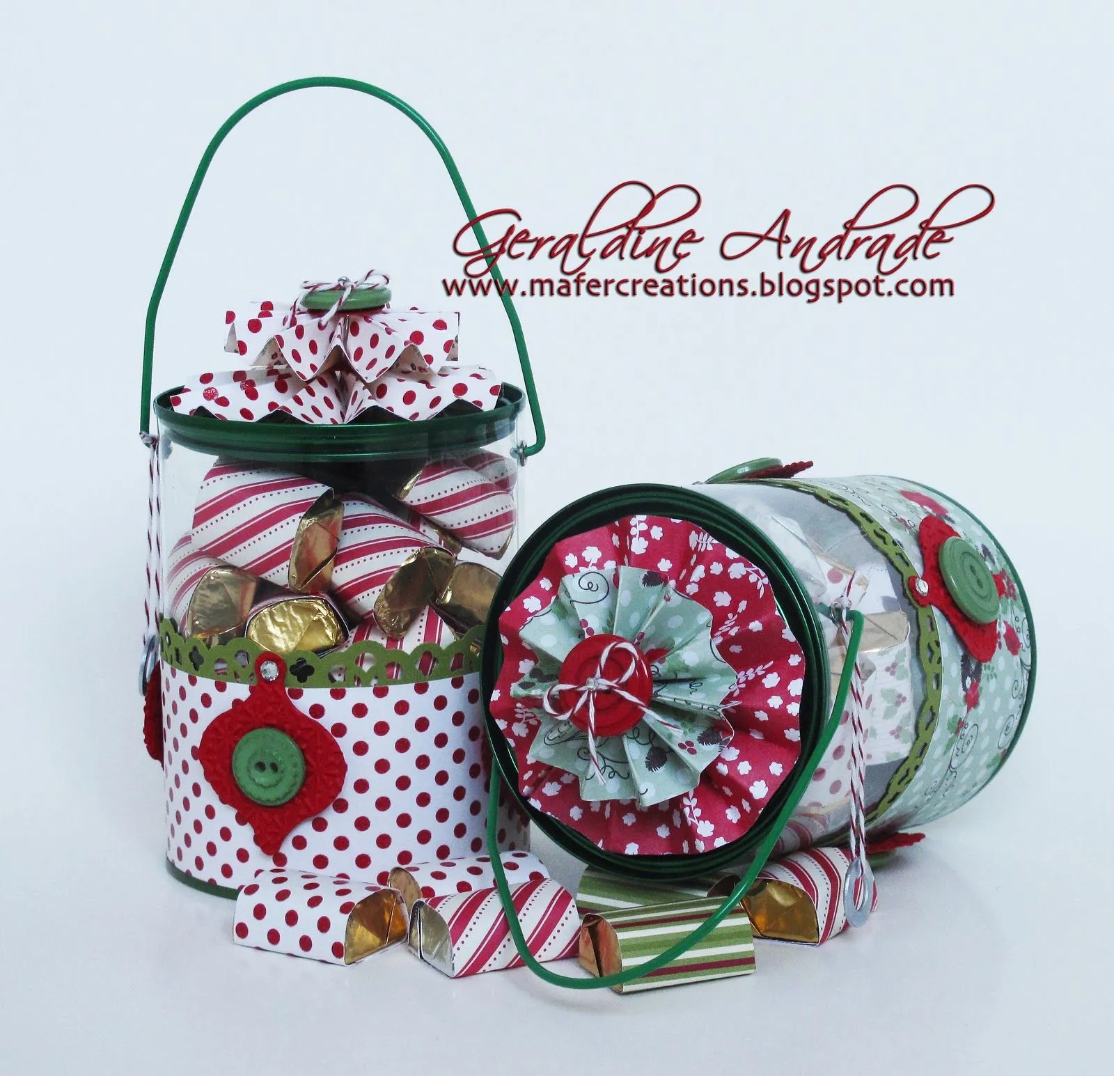 Mafer's Creations: CONTAINERS FILLED WITH CHOCOLATE DECORATED WITH ...