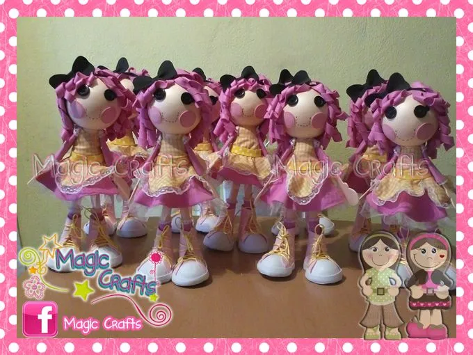 Magic Crafts: ☆ Lalaloopsy Fofucha con ojos de Botón (34 cm ...