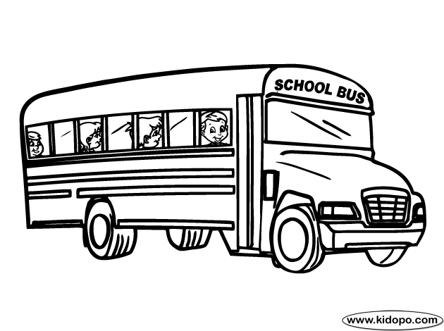 Magic School Bus Coloring Page | Clipart Panda - Free Clipart Images