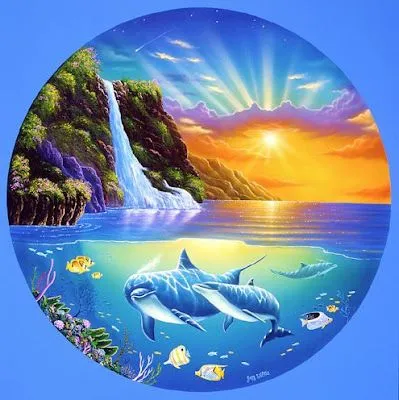 Mágico y Celestial☆: Mandalas con Delfines