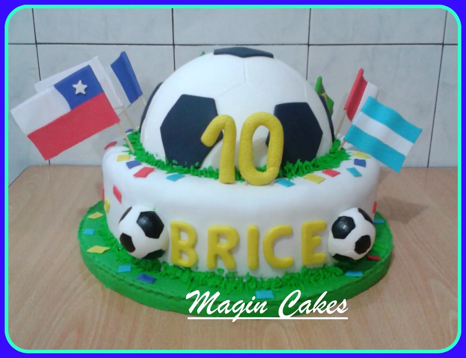 MAGIN CAKES (Tortas Gina): TORTA DE FUTBOL