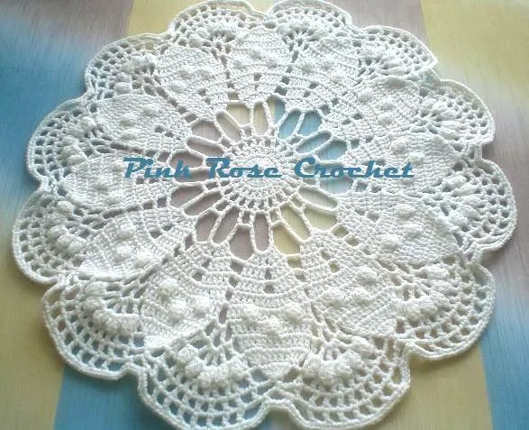 Magnolia Doily – Toalhinha de Croche – Pink Rose Crochet | TECENDO ...