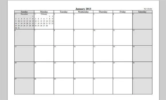 Make Your Free Calendar 2013 Template in PowerPoint | PowerPoint ...