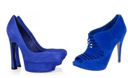 MAKEUPANDSTYLE: ZAPATOS Y ACCESORIOS COLOR AZUL ELÉCTRICO