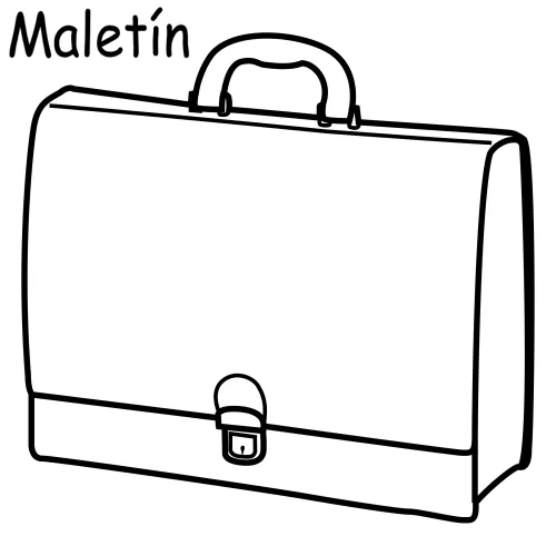 Dibujos de maletines para colorear - Imagui