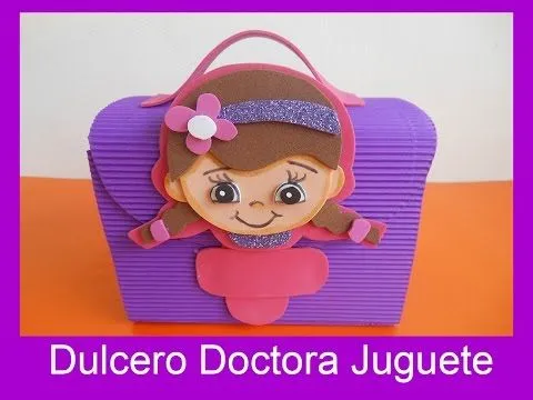 COMO HACER MALETIN DE LA DRA. JUGUETES FOAMI | Youtube