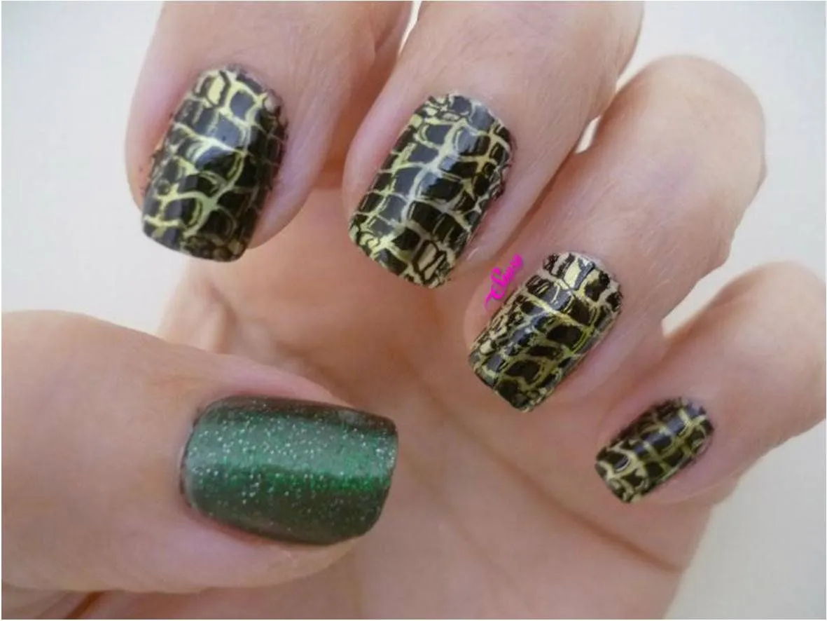 El maletin de la señorita Sonso: Manicura Animal Print "cocodrilo ...