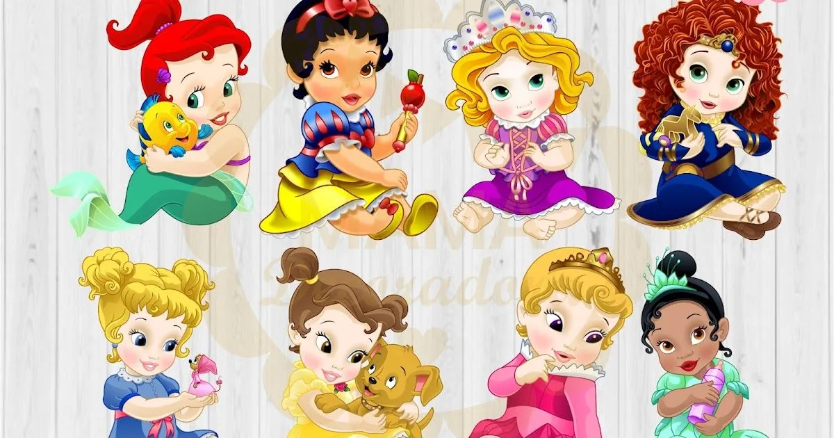 Mamá Decoradora: Cliparts Princesas bebes