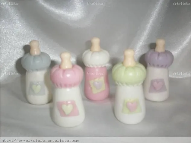 Mamaderas para nacimiento o baby shower ayma G.- Artelista.com