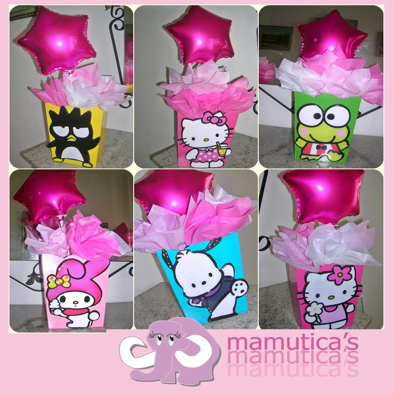 Mamutica's: Centros de mesa Hello Kitty