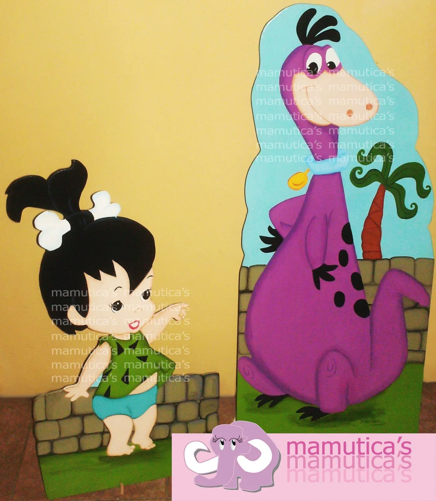 Mamutica's: Pebbles y Dino Picapiedras