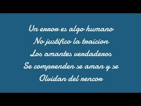 Mana - El Verdadero Amor Perdona tekst