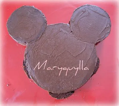 La manchega loca: TARTA CARA MINNIE