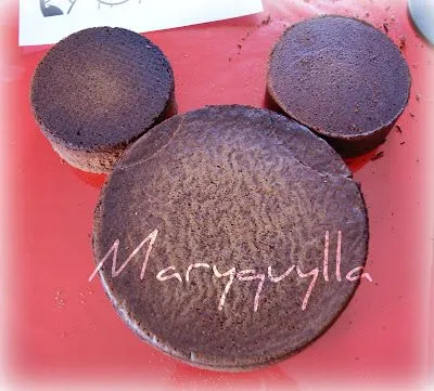 La manchega loca: TARTA CARA MINNIE