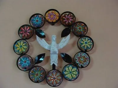 mandala de 12 flores com o divino espirito santo ao centro nossas ...