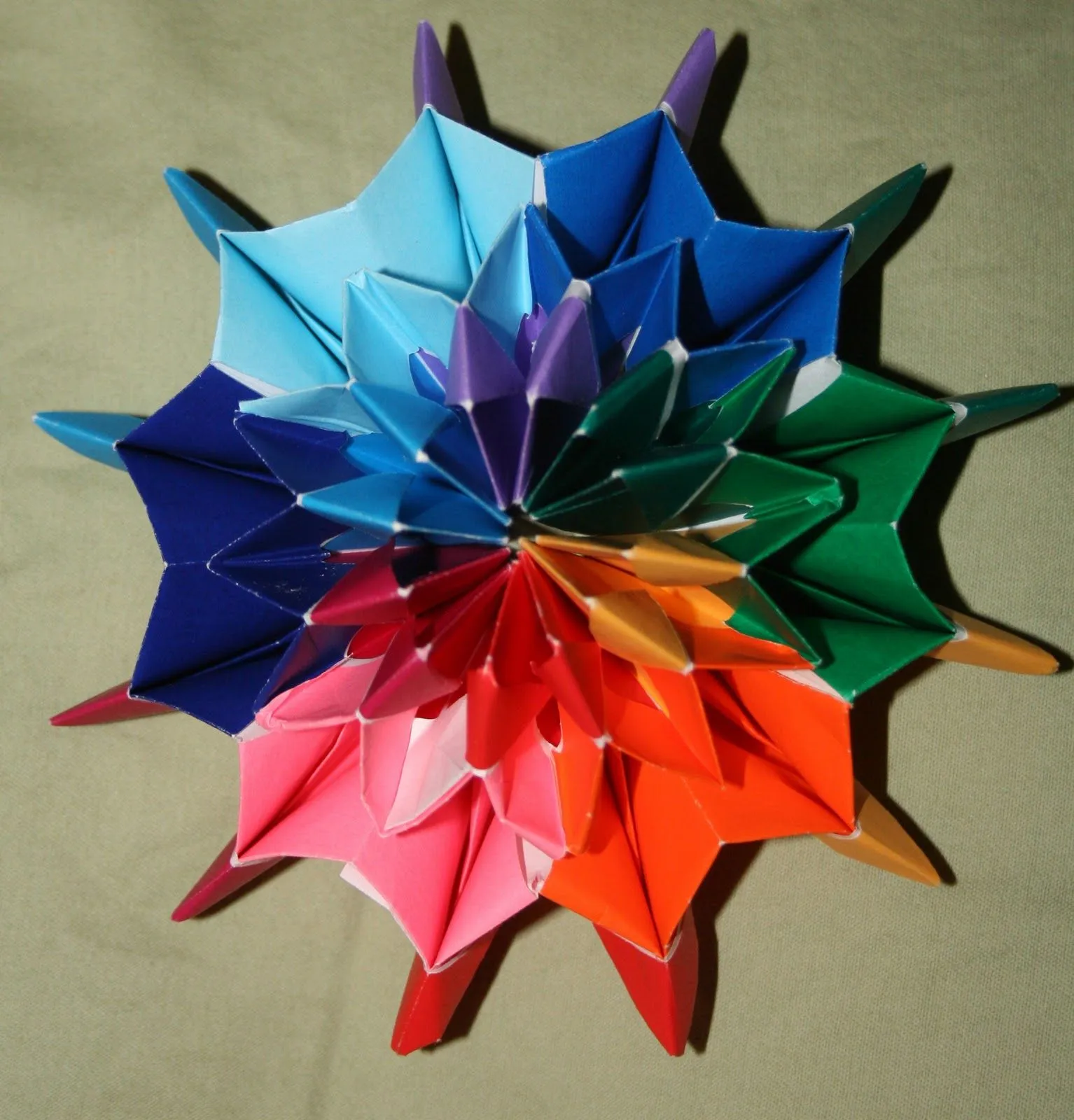 A Mandala a Day: Origami Fireworks