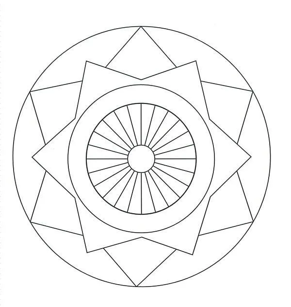 Mandalas à colorier. - Le blog de gifs-images.over-blog.com