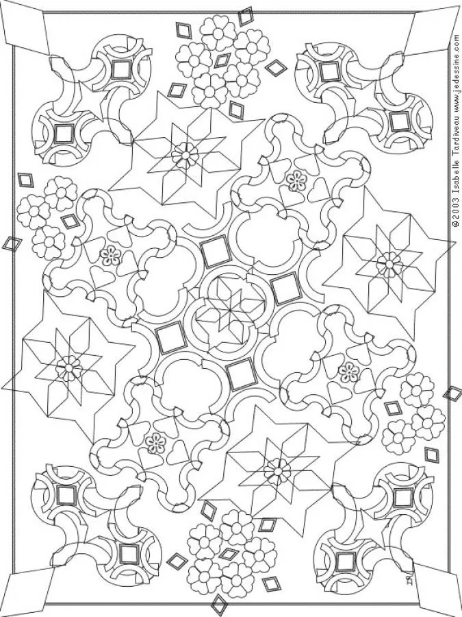 MANDALAS à colorier n°8 - MANDALAS à colorier