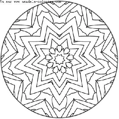 Mandalas à imprimer - Mandalas esprit/mandala-25