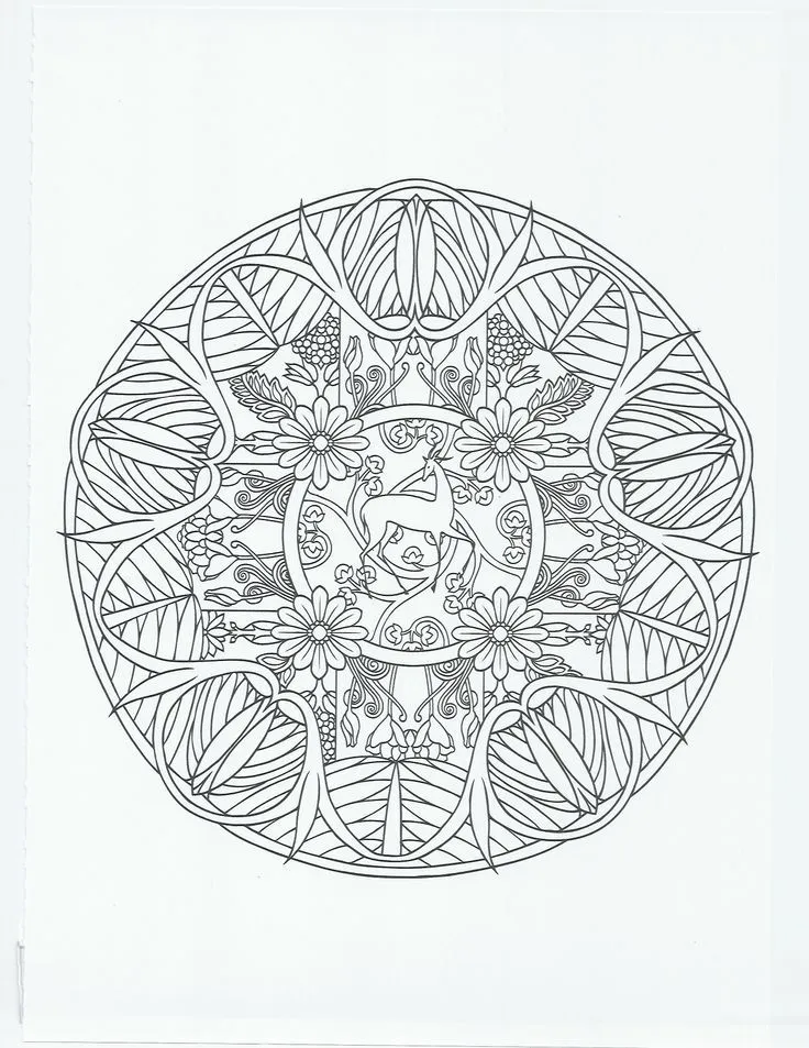 Mandalas de animales para colorear