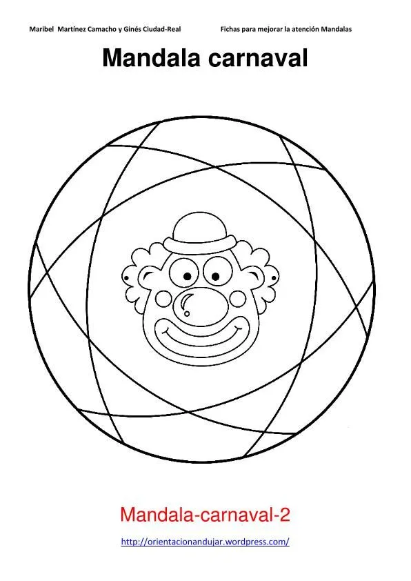 Mandalas de carnaval para imprimir - Imagui