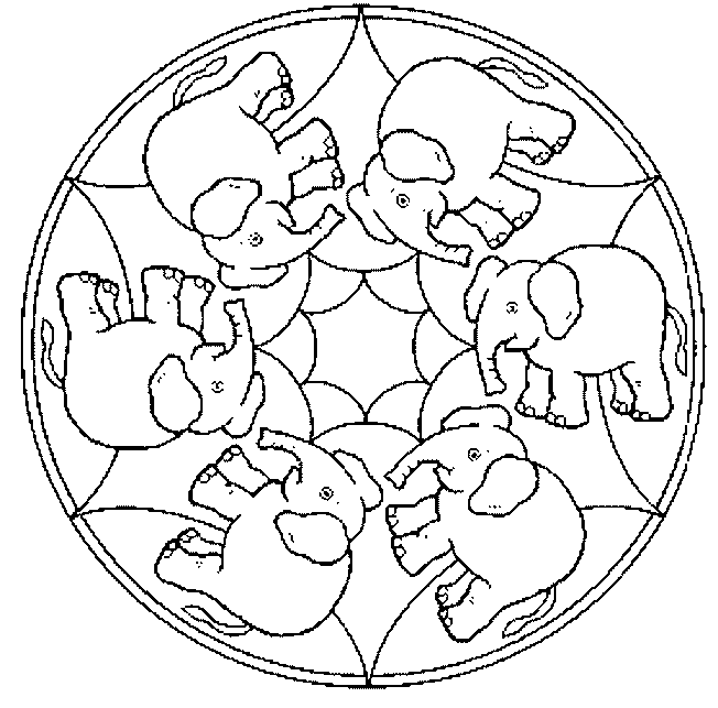 MANDALAS DE ANIMALES | MANDALAS PARA COLOREAR