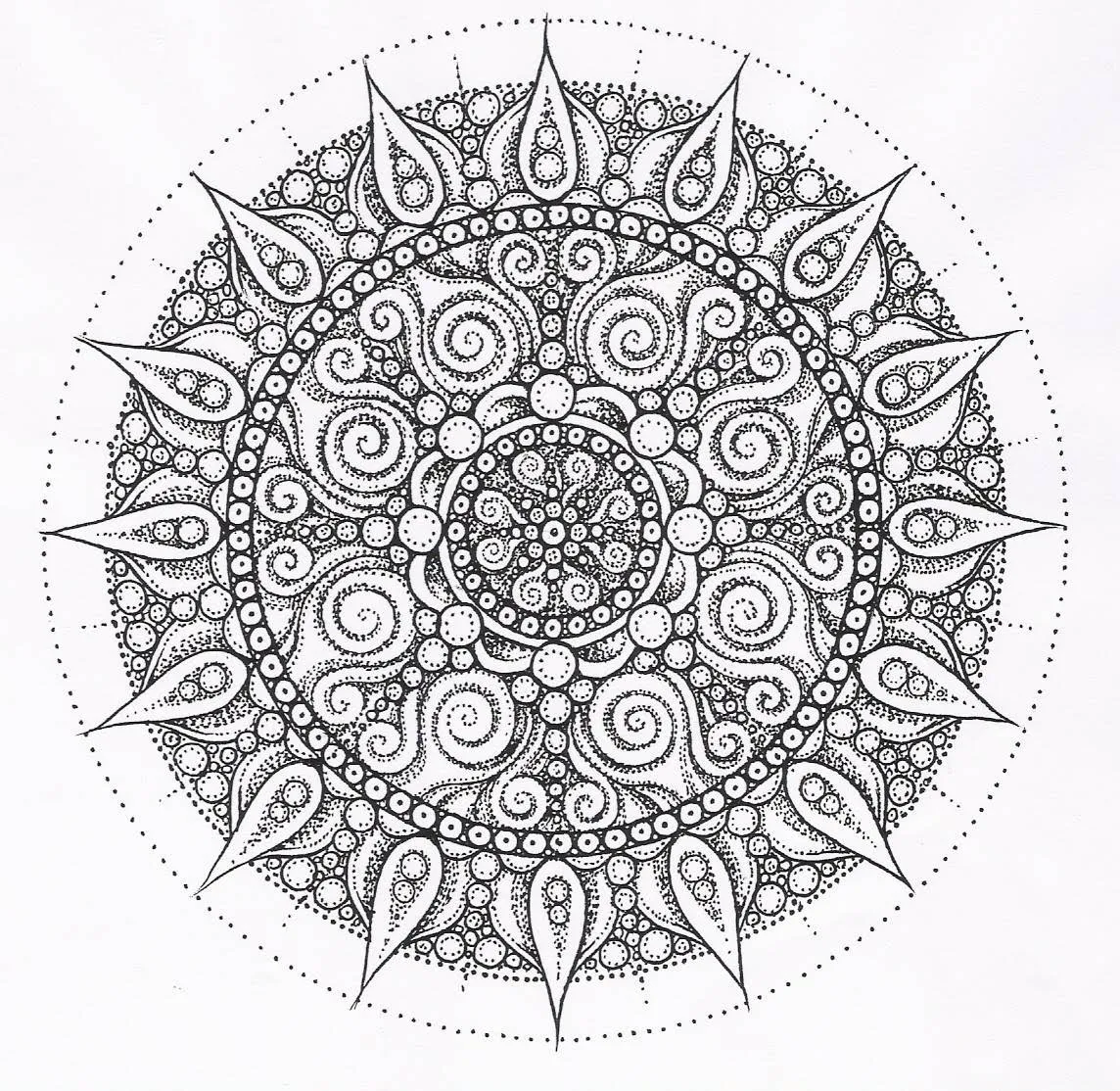 Mandalas para colorear, Juegos de pintar mandalas