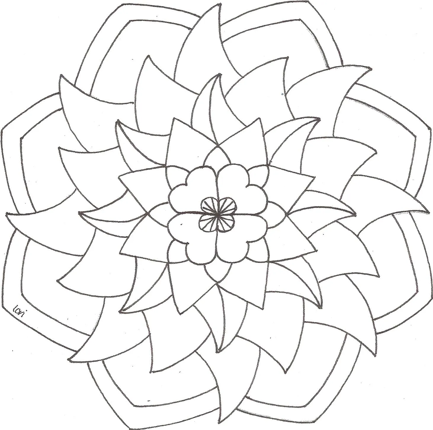 Mandalas para colorear | Florecimiento Humano