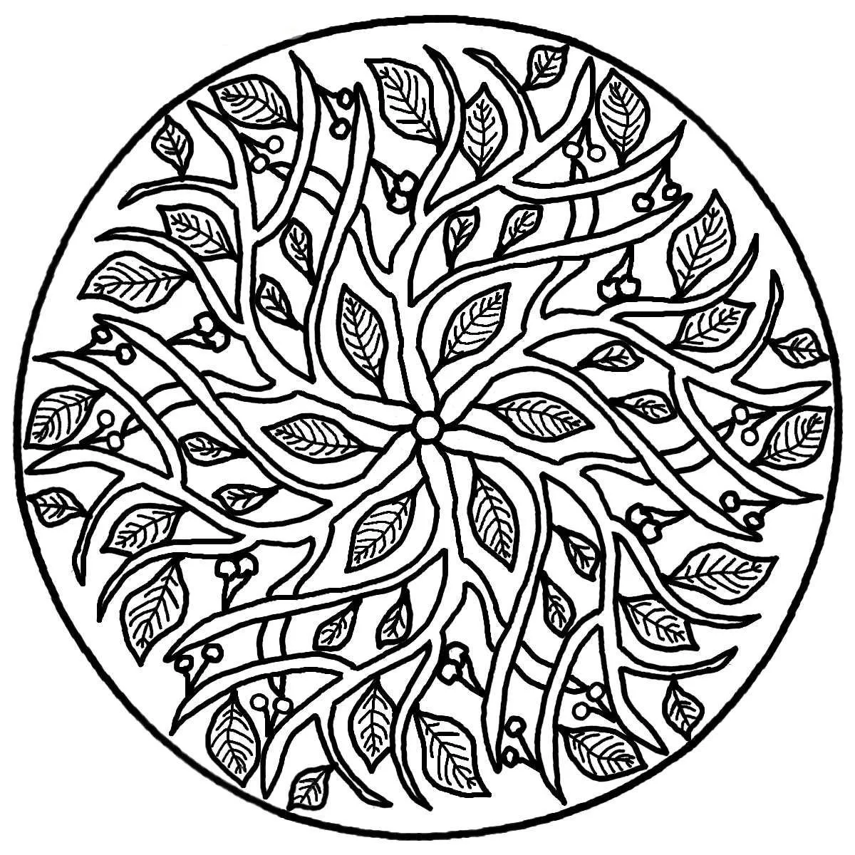 Mandalas para colorear, pintar e imprimir