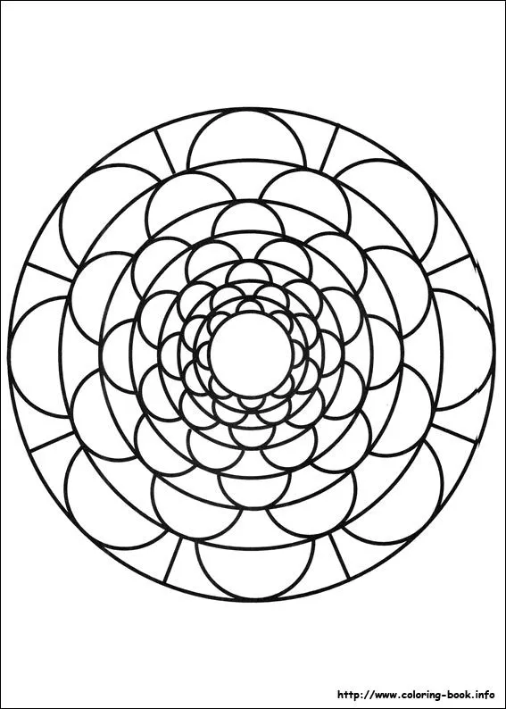 Mandalas coloring pages on Coloring-