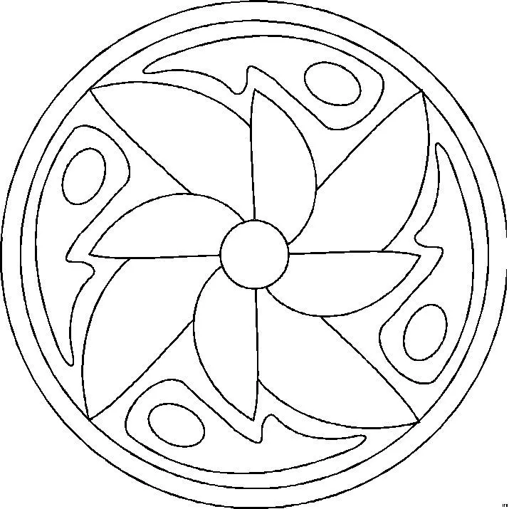 Mandalas para dibujar fáciles - Imagui