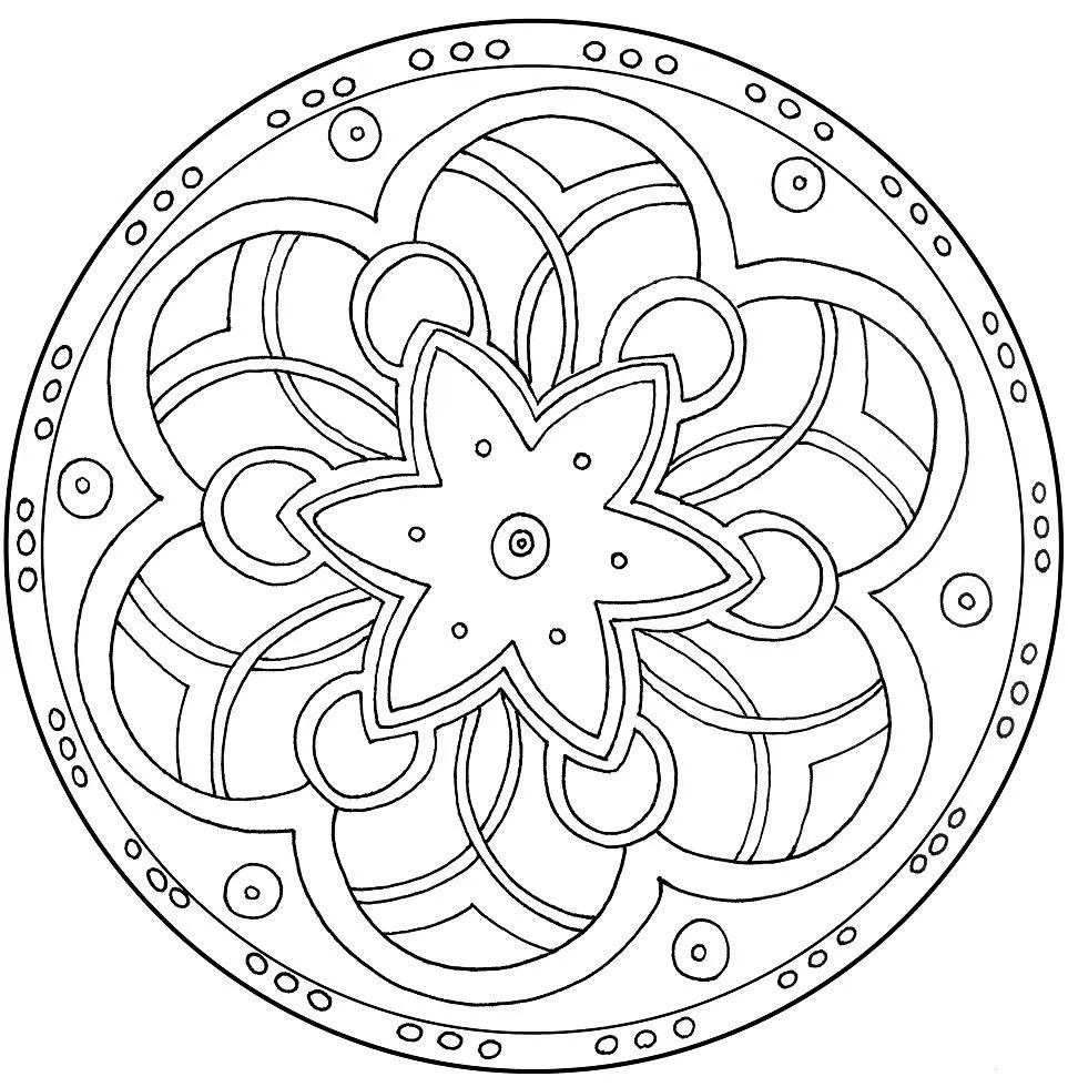 Mandalas. Dibujos para pequeños y mayores | angelesbenítez