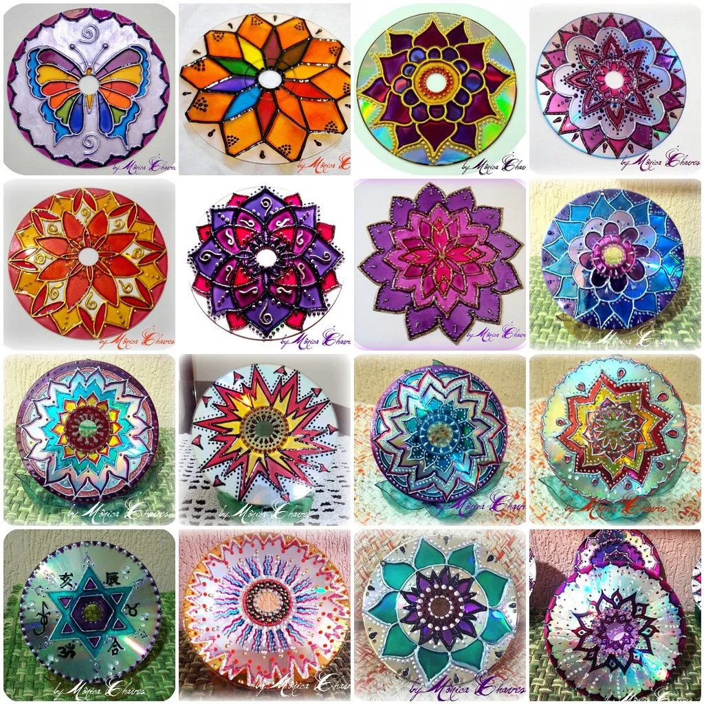 MANDALAS EM CD RECICLADO... | Flickr - Photo Sharing!