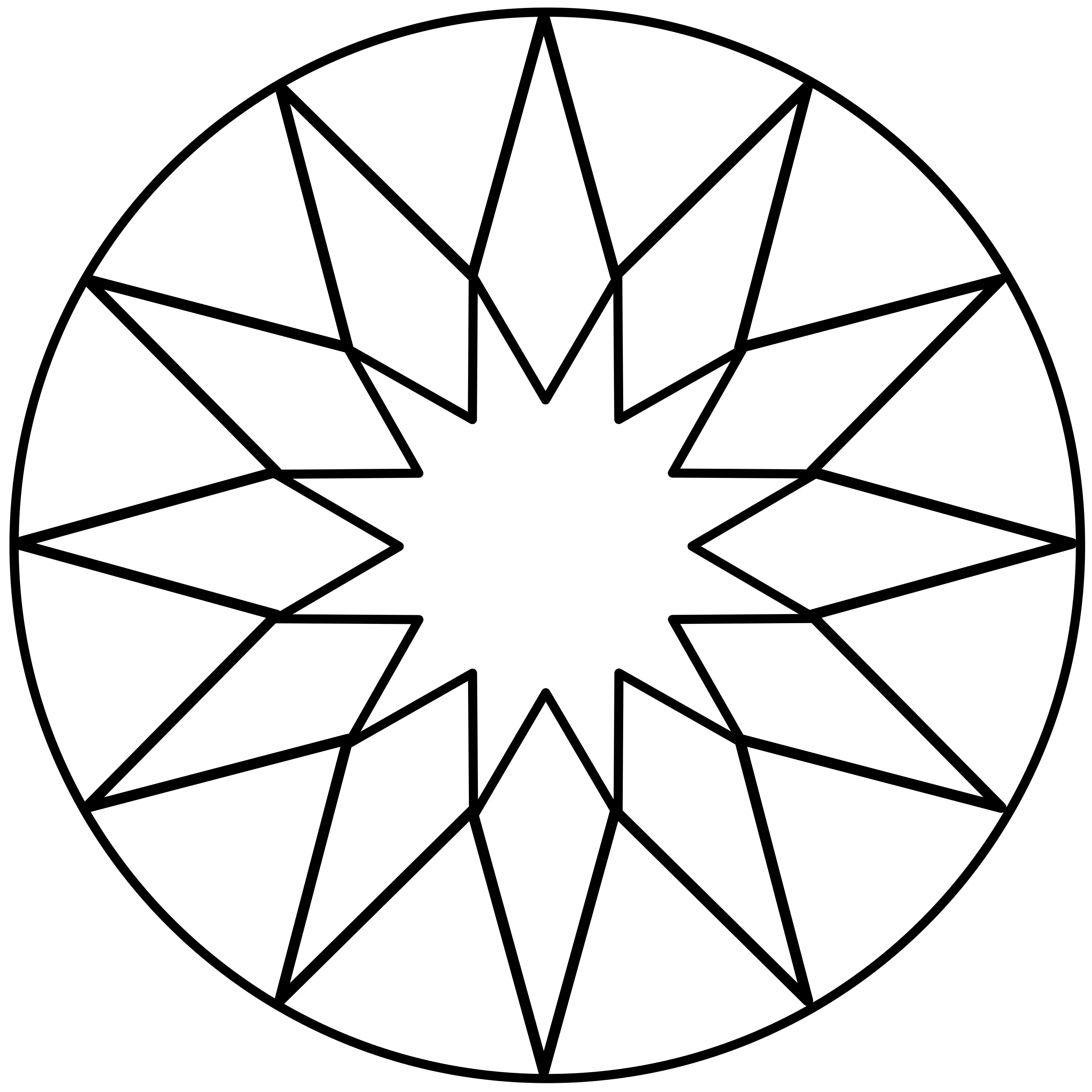 Mandalas de estrellas para trabajar la creatividad y la atención