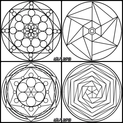 MANDALAS en FAMILIA, para pintar tod@s junt@s.