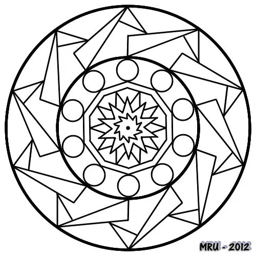 MANDALAS en FAMILIA, para pintar tod@s junt@s.: junio 2012
